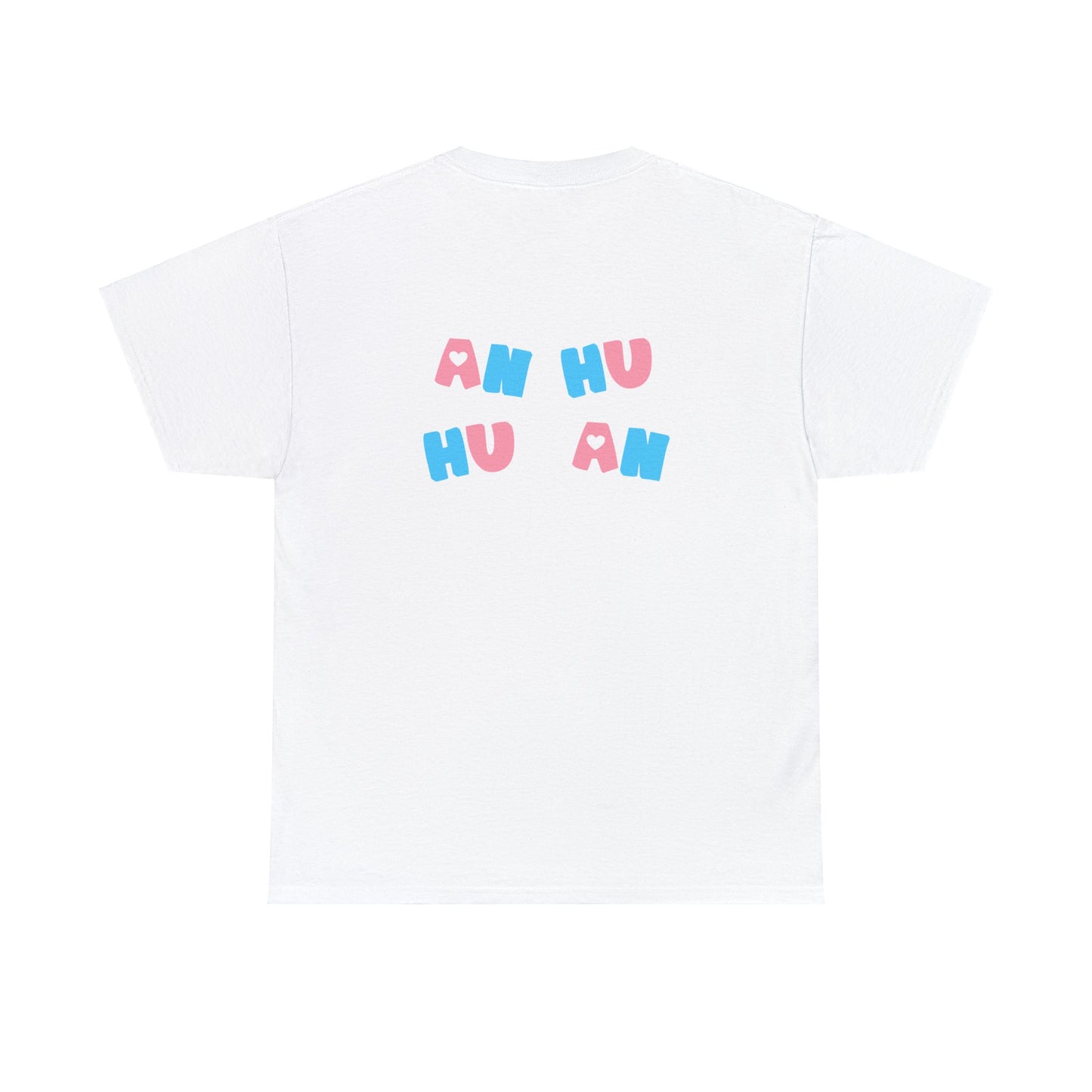 Embrace Identity Duo - Contemporary Human Affirmation Art - Heavy Cotton Tee