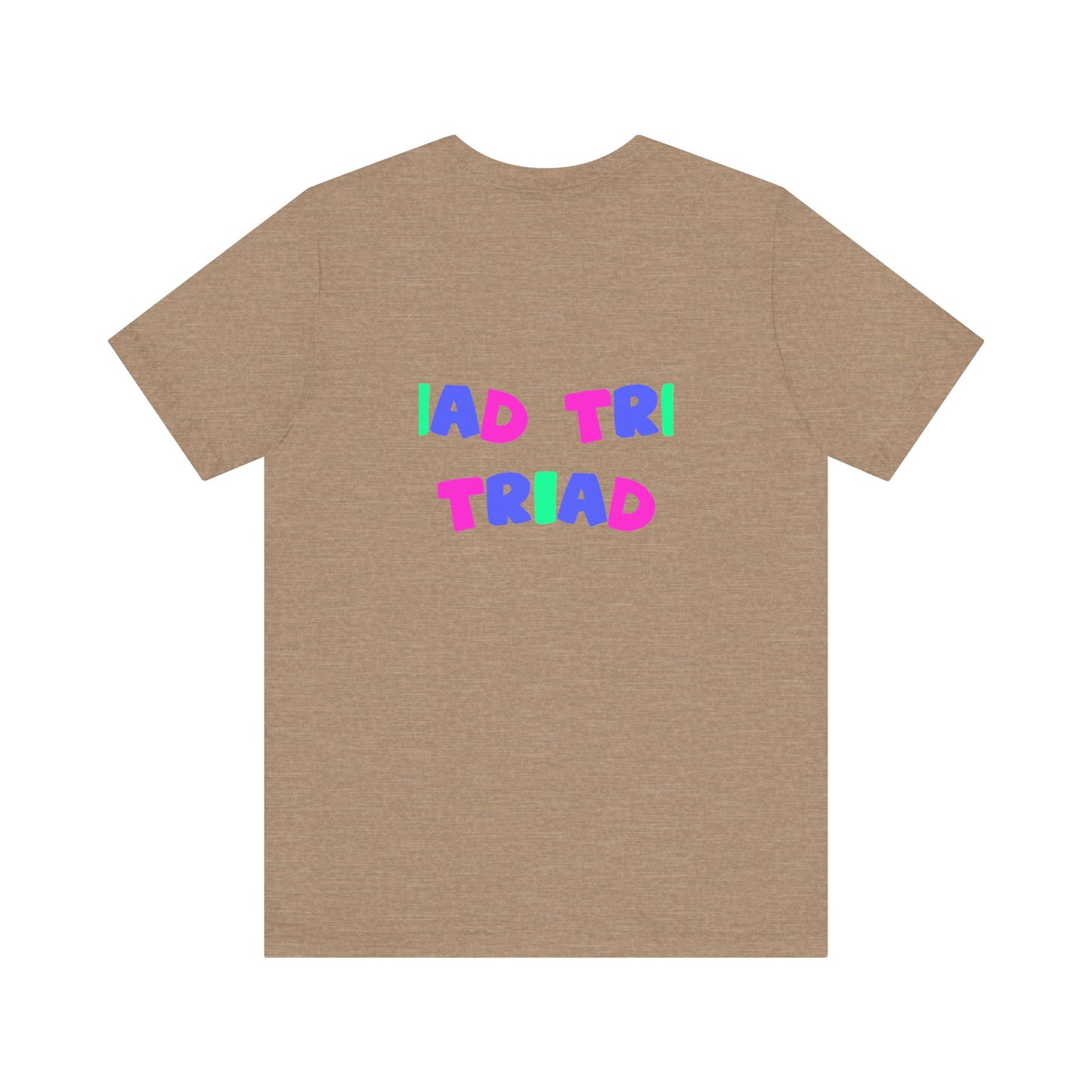 Colorful Cubism Triad Logo Design - Jersey Tee