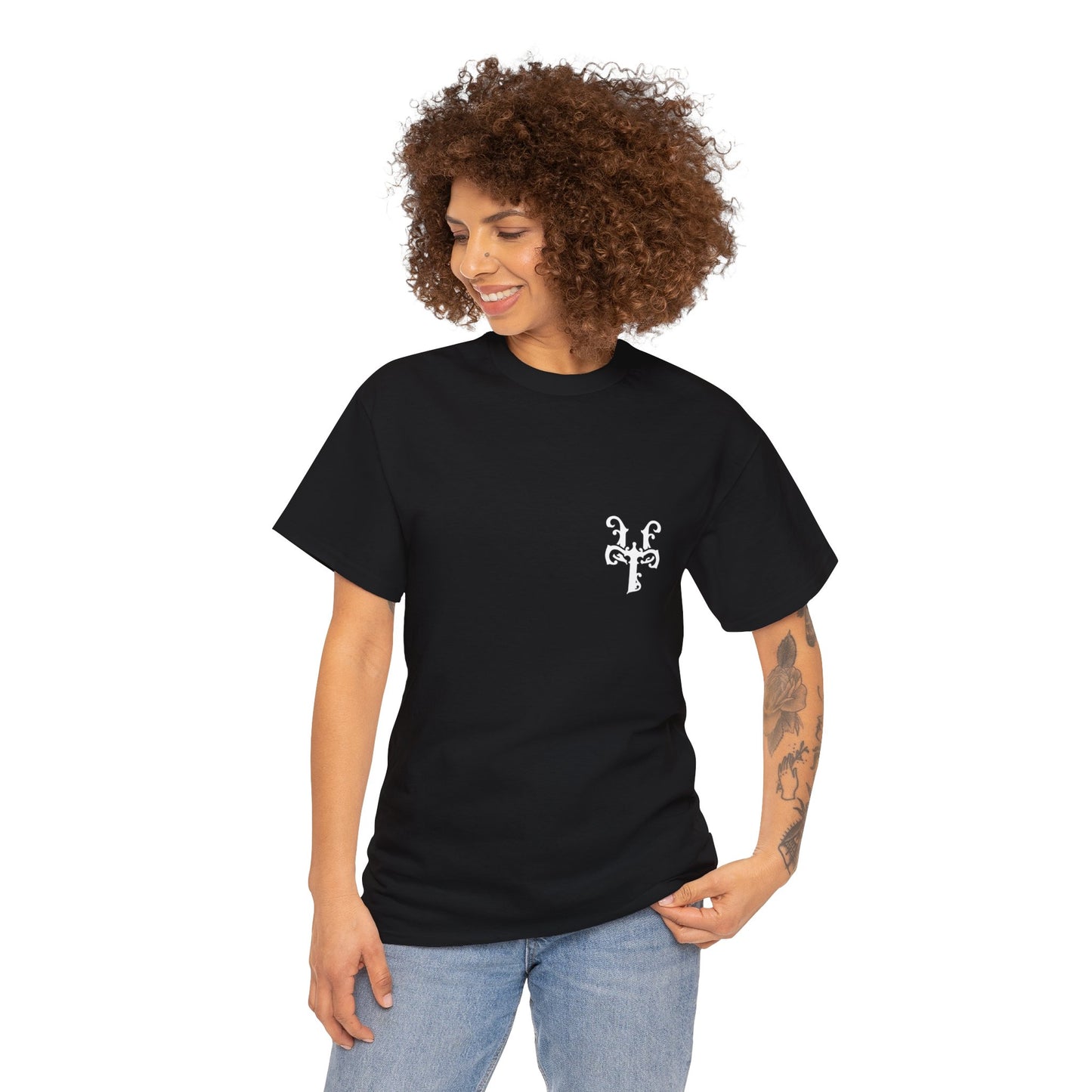 Embrace Identity Duo - Contemporary Human Affirmation Art - Heavy Cotton Tee