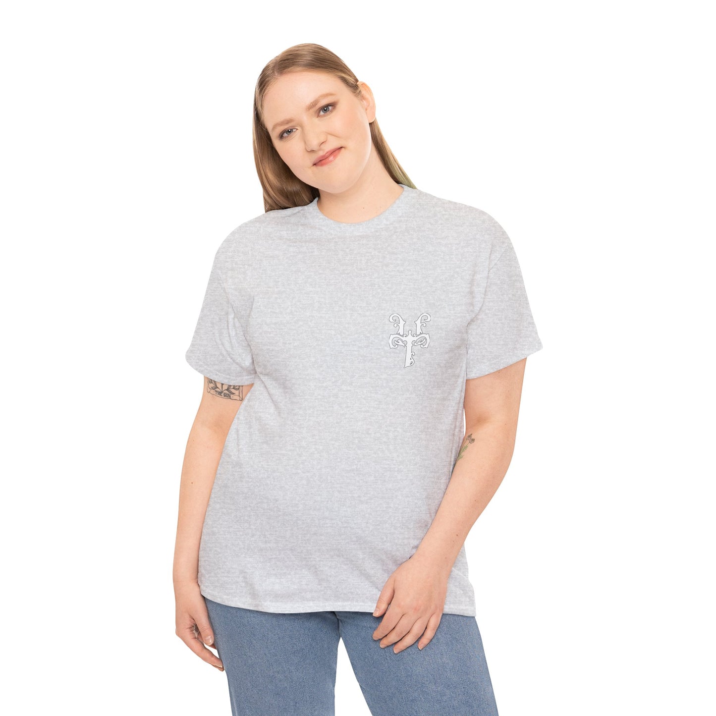 Embrace Identity Duo - Contemporary Human Affirmation Art - Heavy Cotton Tee