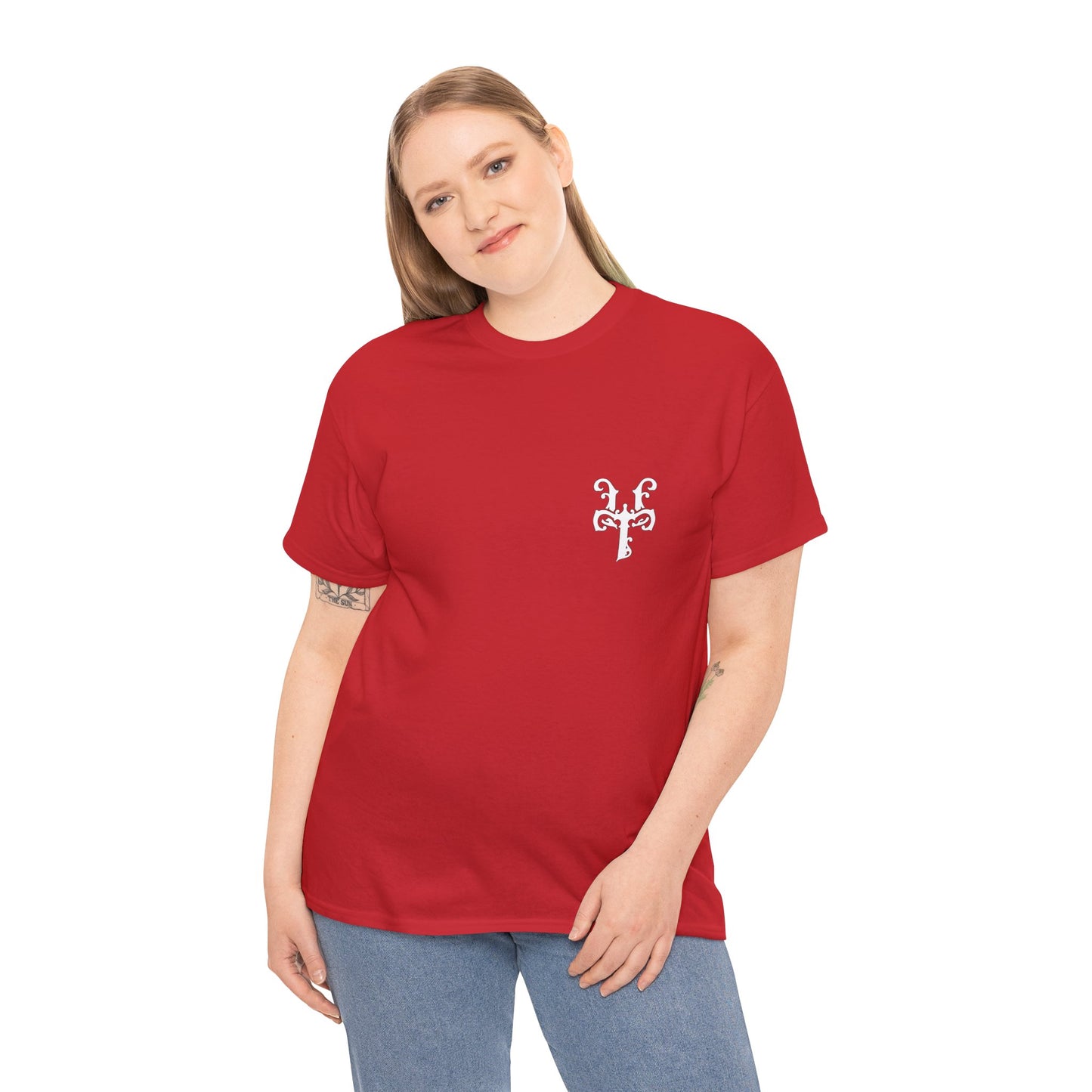 Embrace Identity Duo - Contemporary Human Affirmation Art - Heavy Cotton Tee