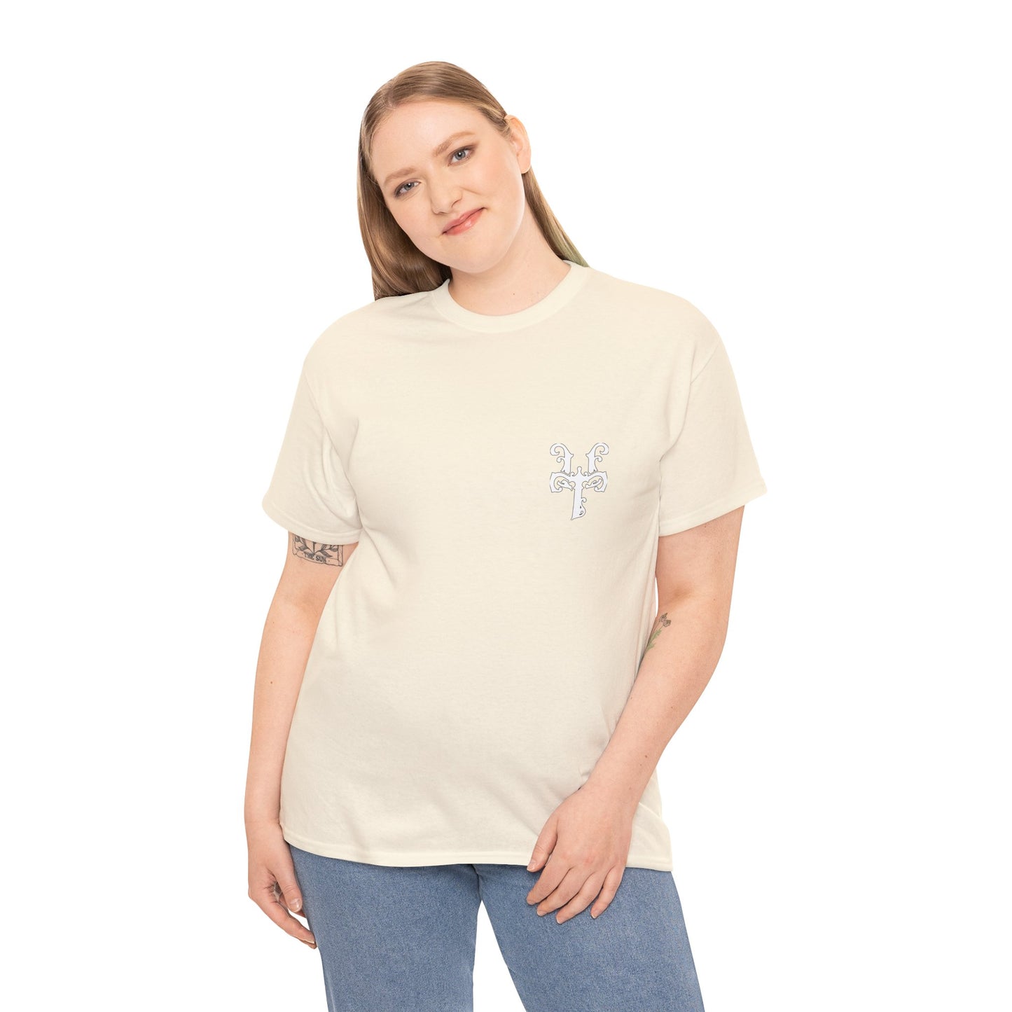 Embrace Identity Duo - Contemporary Human Affirmation Art - Heavy Cotton Tee
