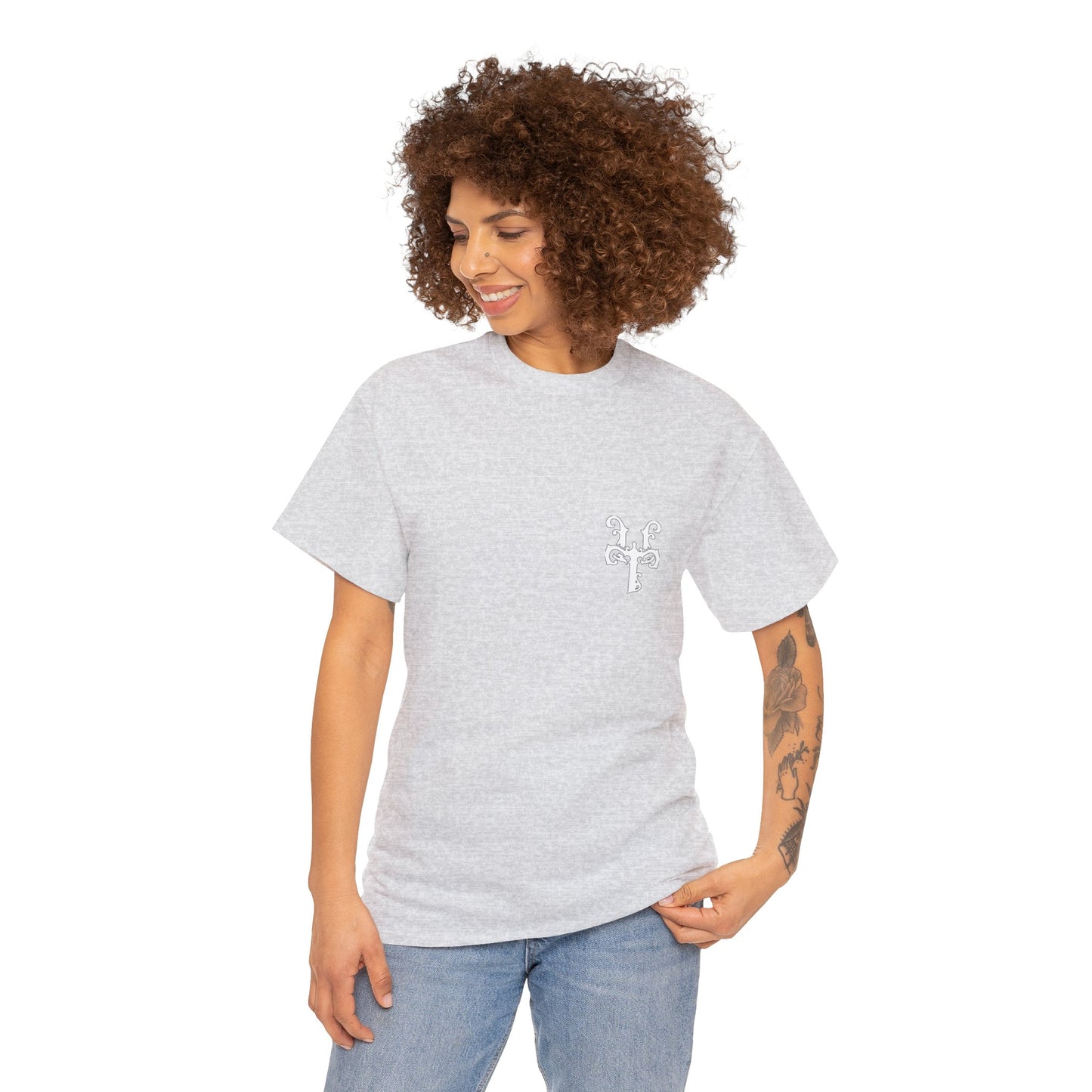 Embrace Identity Duo - Contemporary Human Affirmation Art - Heavy Cotton Tee
