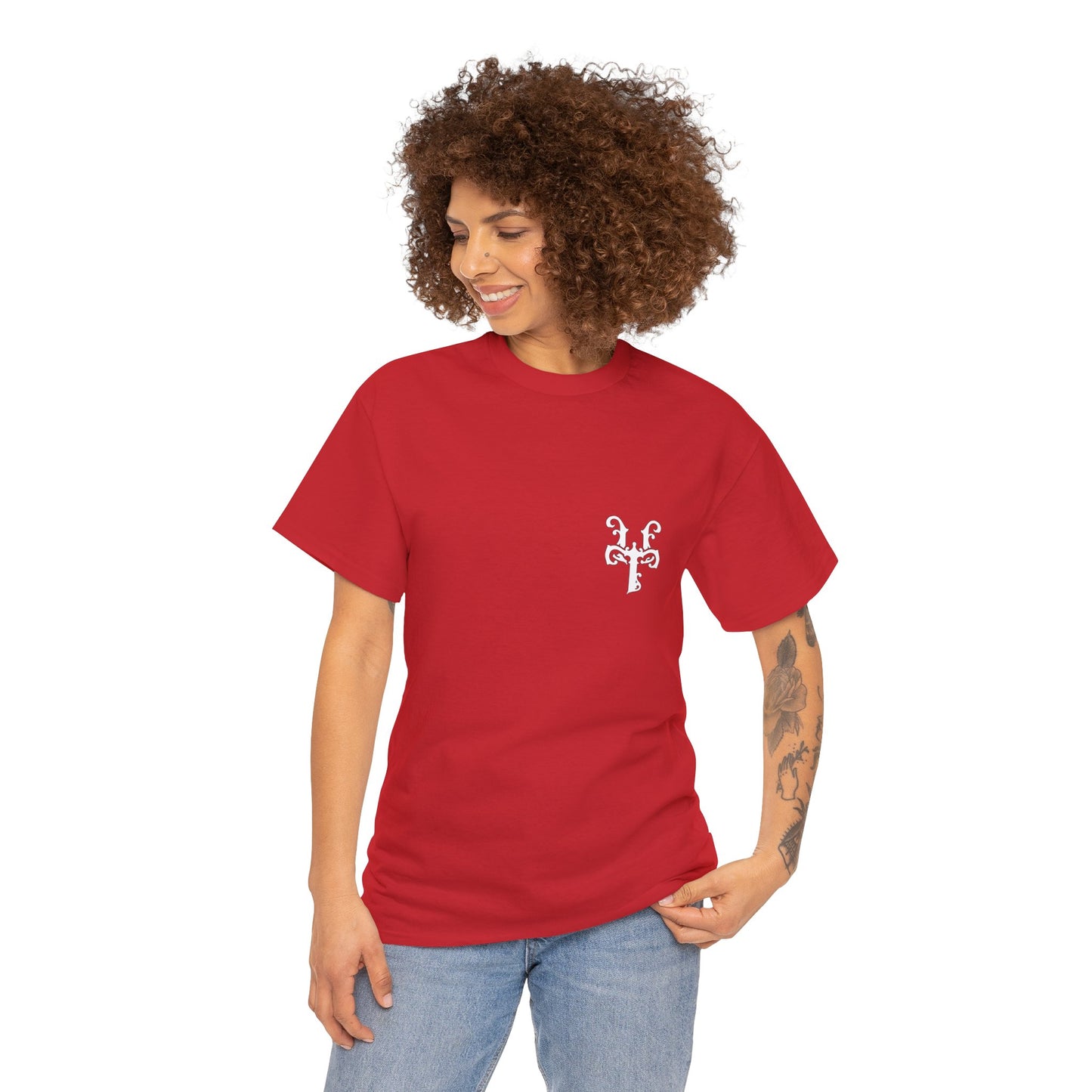 Embrace Identity Duo - Contemporary Human Affirmation Art - Heavy Cotton Tee