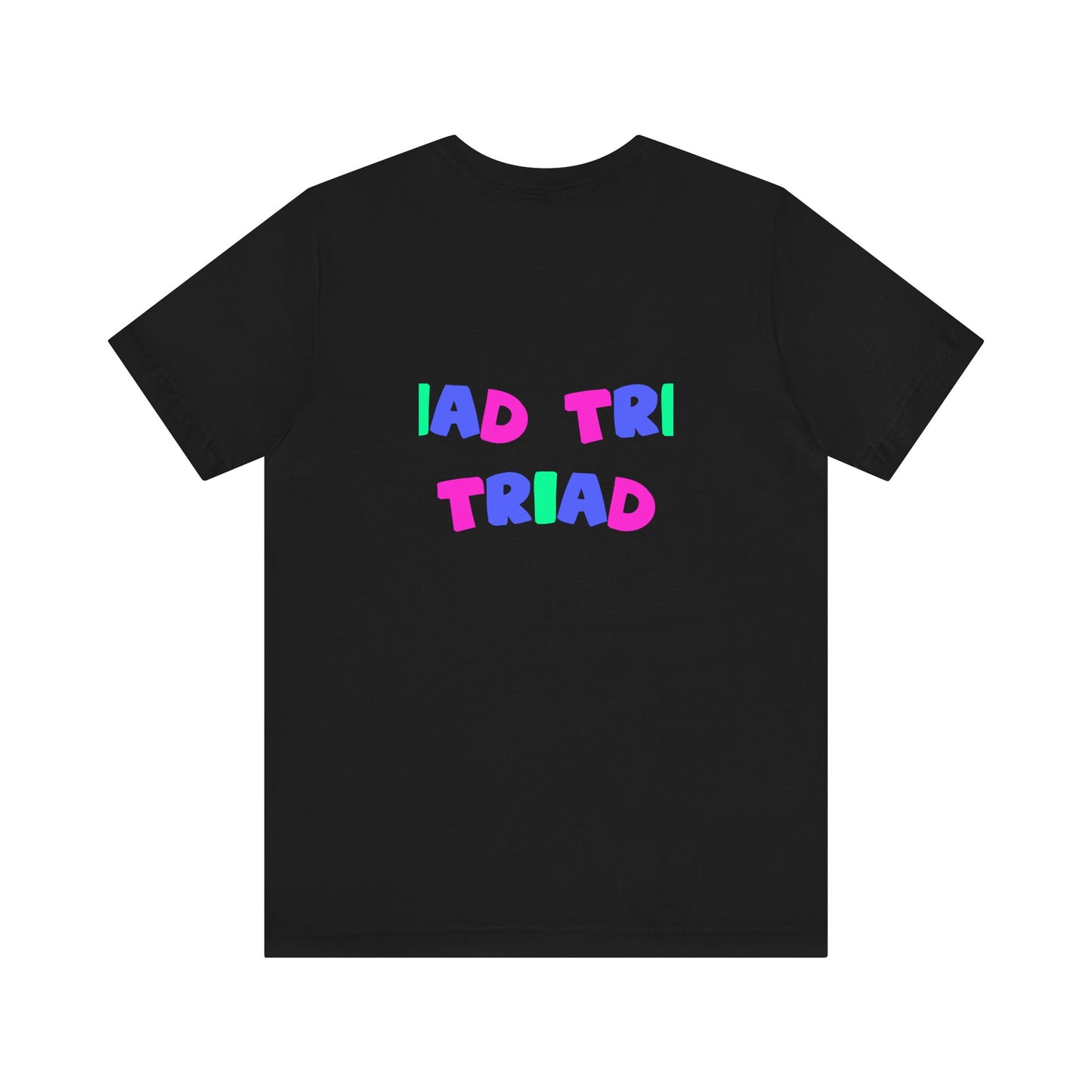 Colorful Cubism Triad Logo Design - Jersey Tee