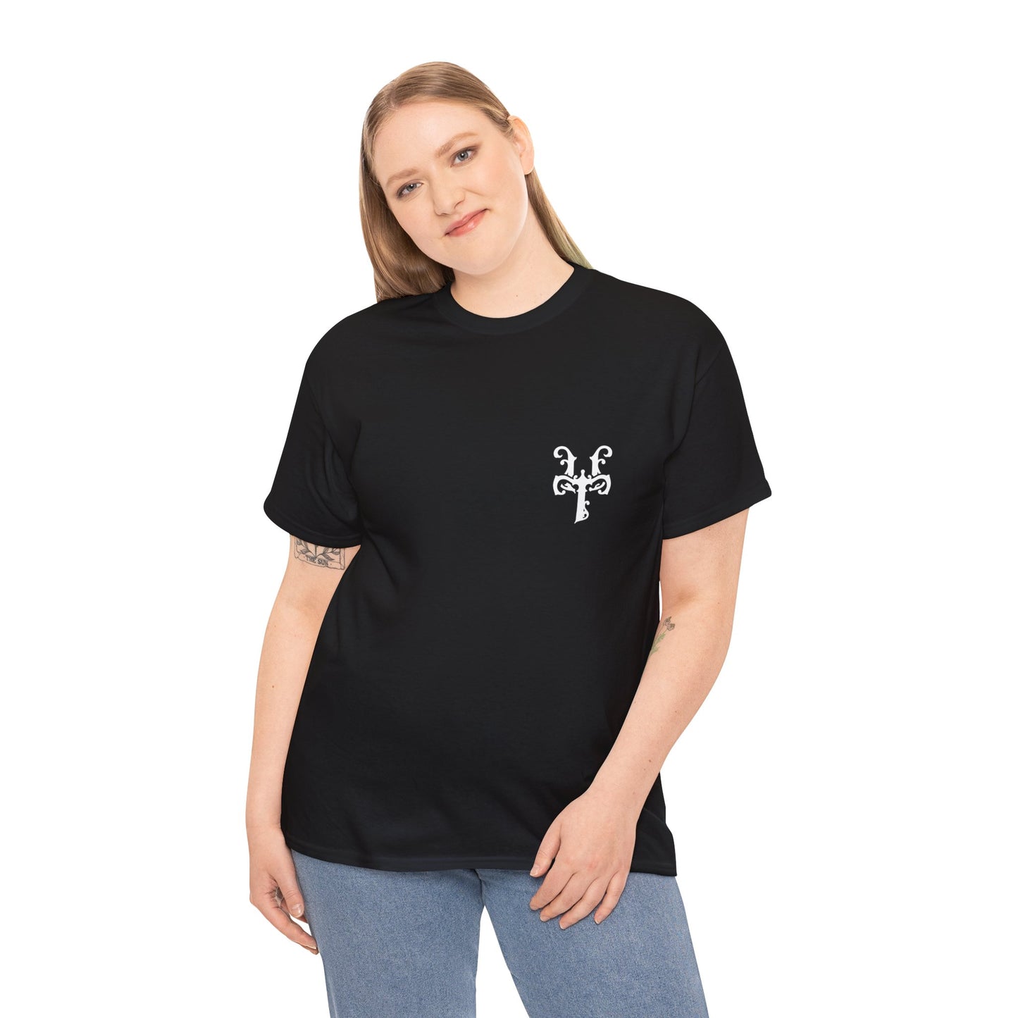 Embrace Identity Duo - Contemporary Human Affirmation Art - Heavy Cotton Tee