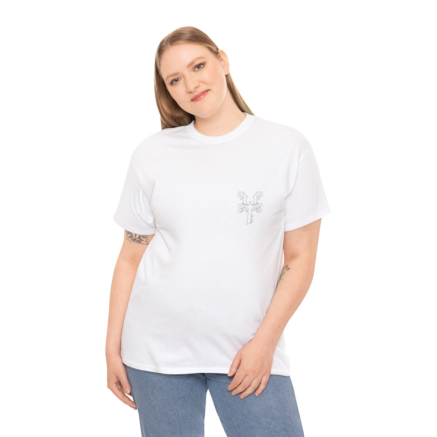 Embrace Identity Duo - Contemporary Human Affirmation Art - Heavy Cotton Tee